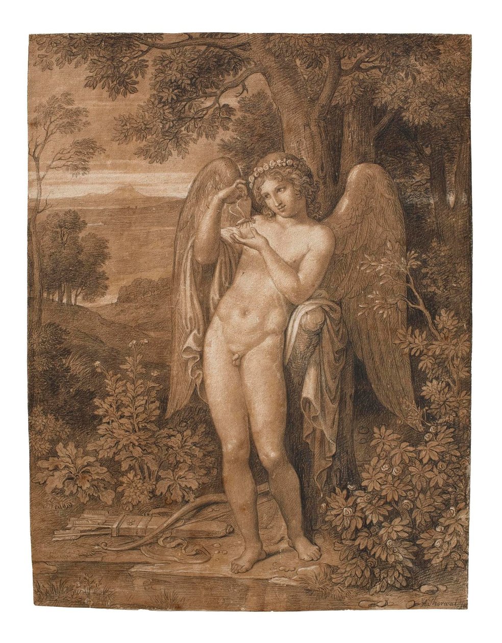 Cupid with a Butterfly by Bertel Thorvaldsen
