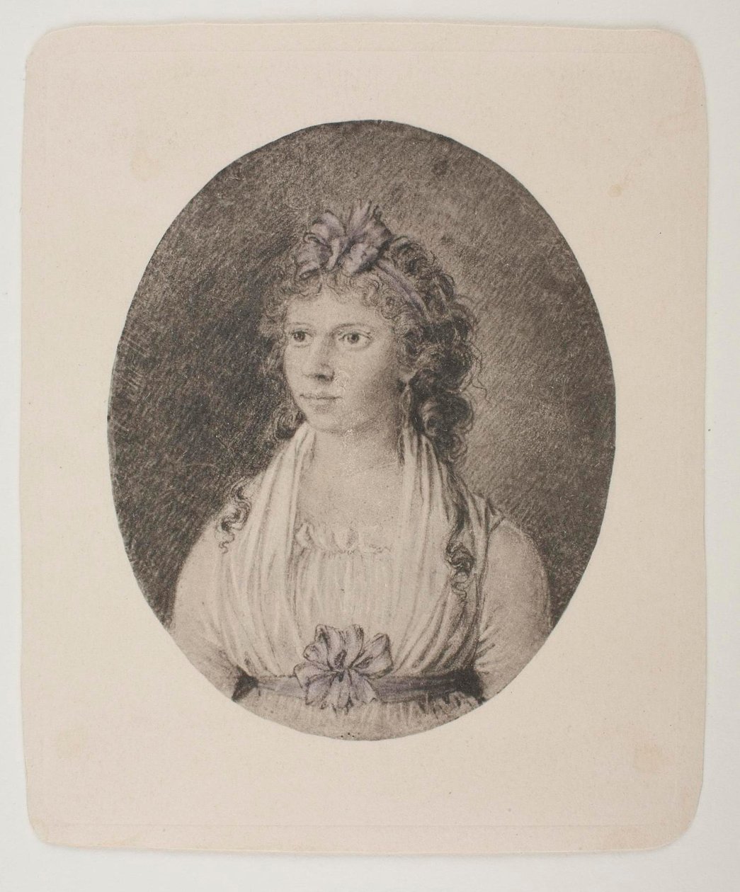 Portrait of Maren Schou West, née Grønlund by Bertel Thorvaldsen