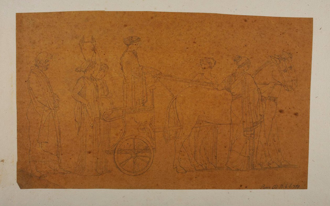 Ulysses Follows Nausicaa and the Maids of Honor by Bertel Thorvaldsen