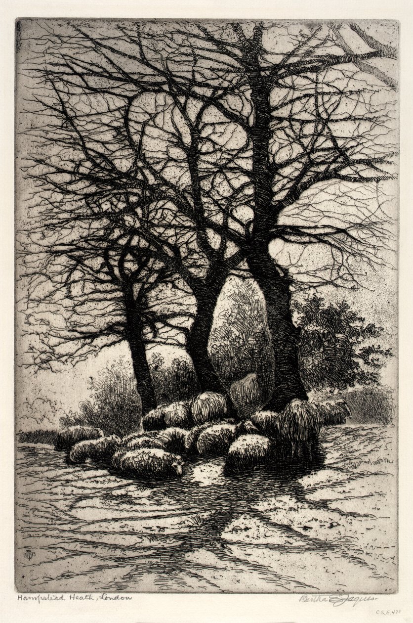 Hampstead Heath, London by Bertha E. Jaques