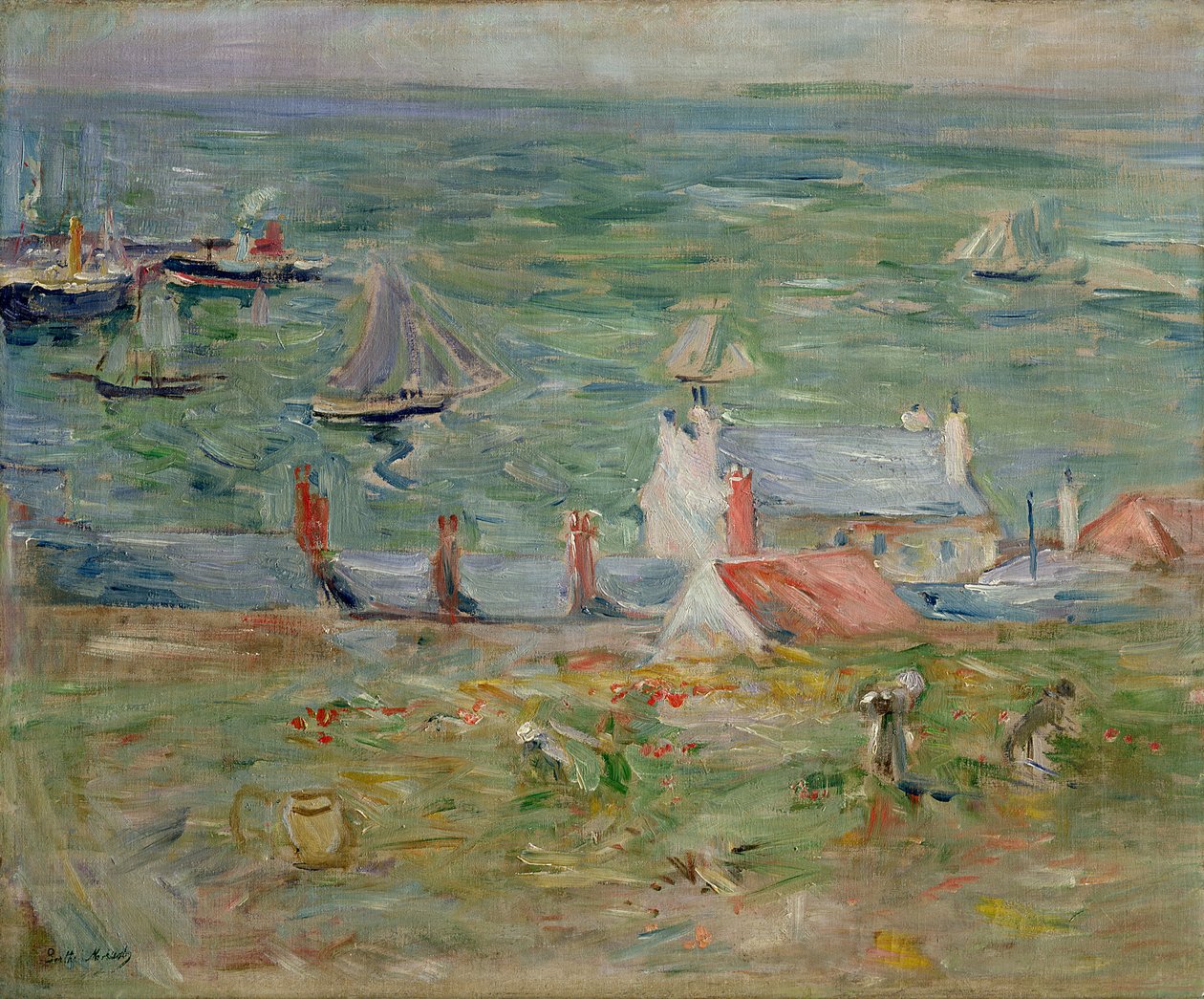 The Port of Gorey on Jersey, 1886 by Berthe Morisot