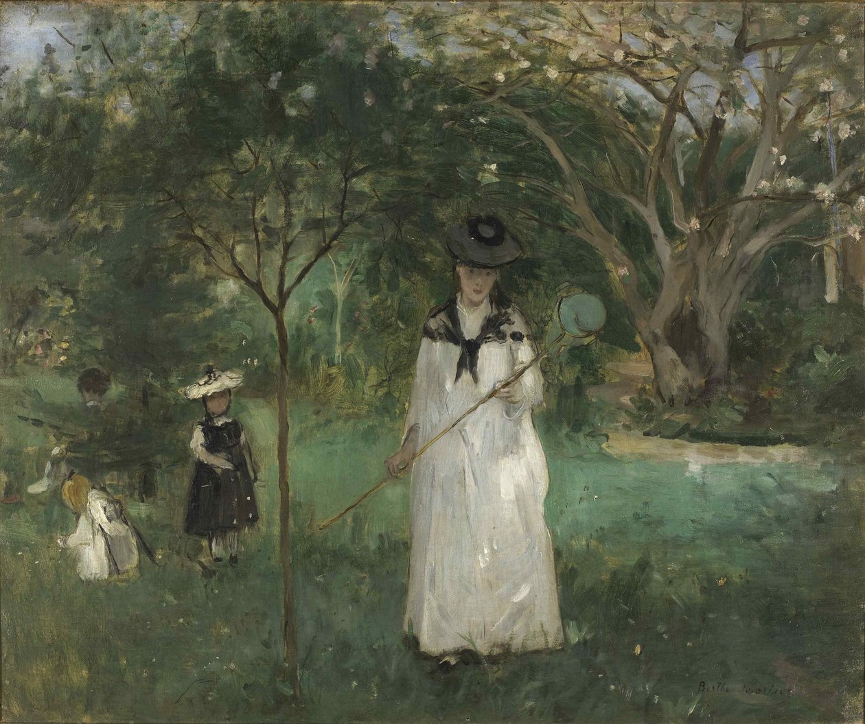 The Butterfly Hunt by Berthe Morisot