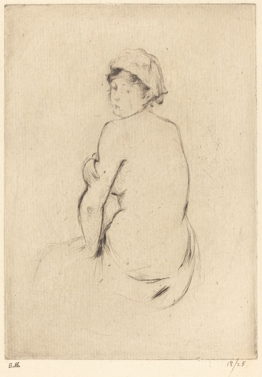Nude, 1888-1890 by Berthe Morisot