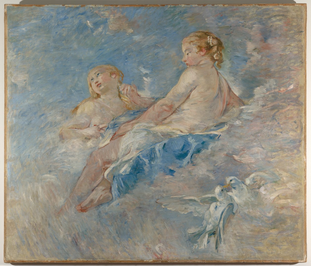 Venus at the Forge of Vulcan (after Boucher) by Berthe Morisot