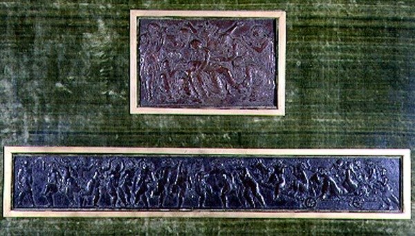 The Triumph of Bacchus and the Deposition of Christ by Bertoldo di Giovanni
