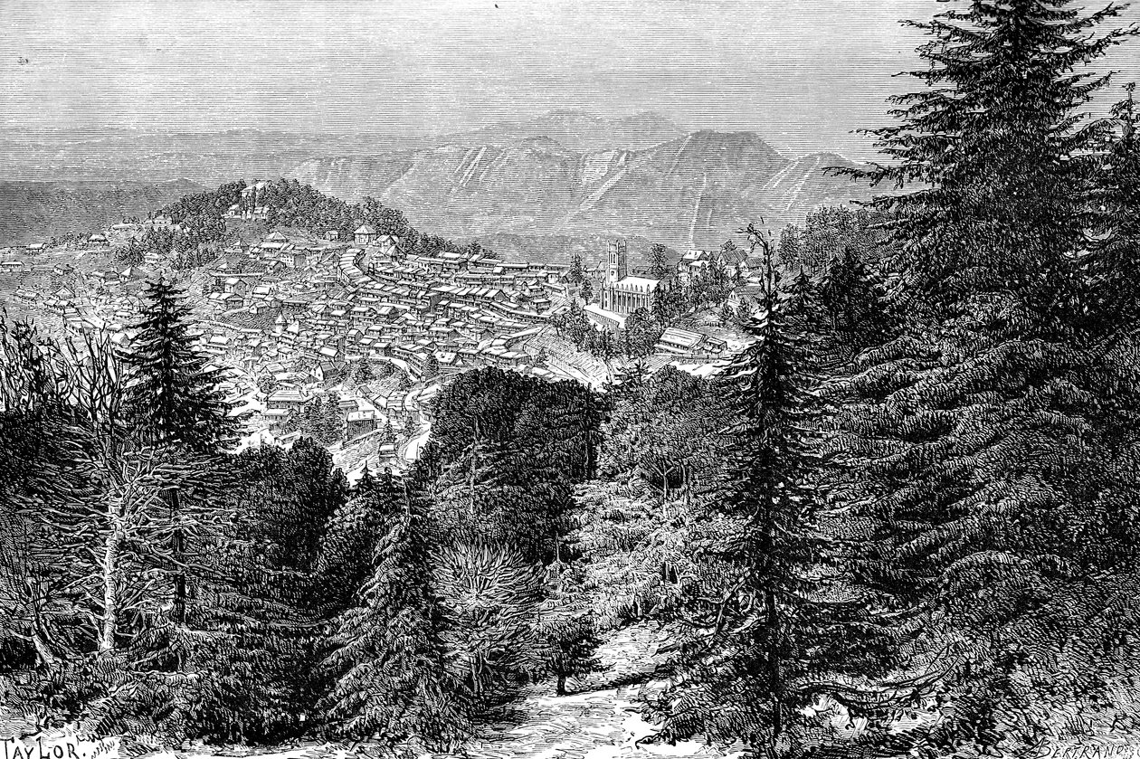 Simla, India, 1895 by Auguste Bertrand