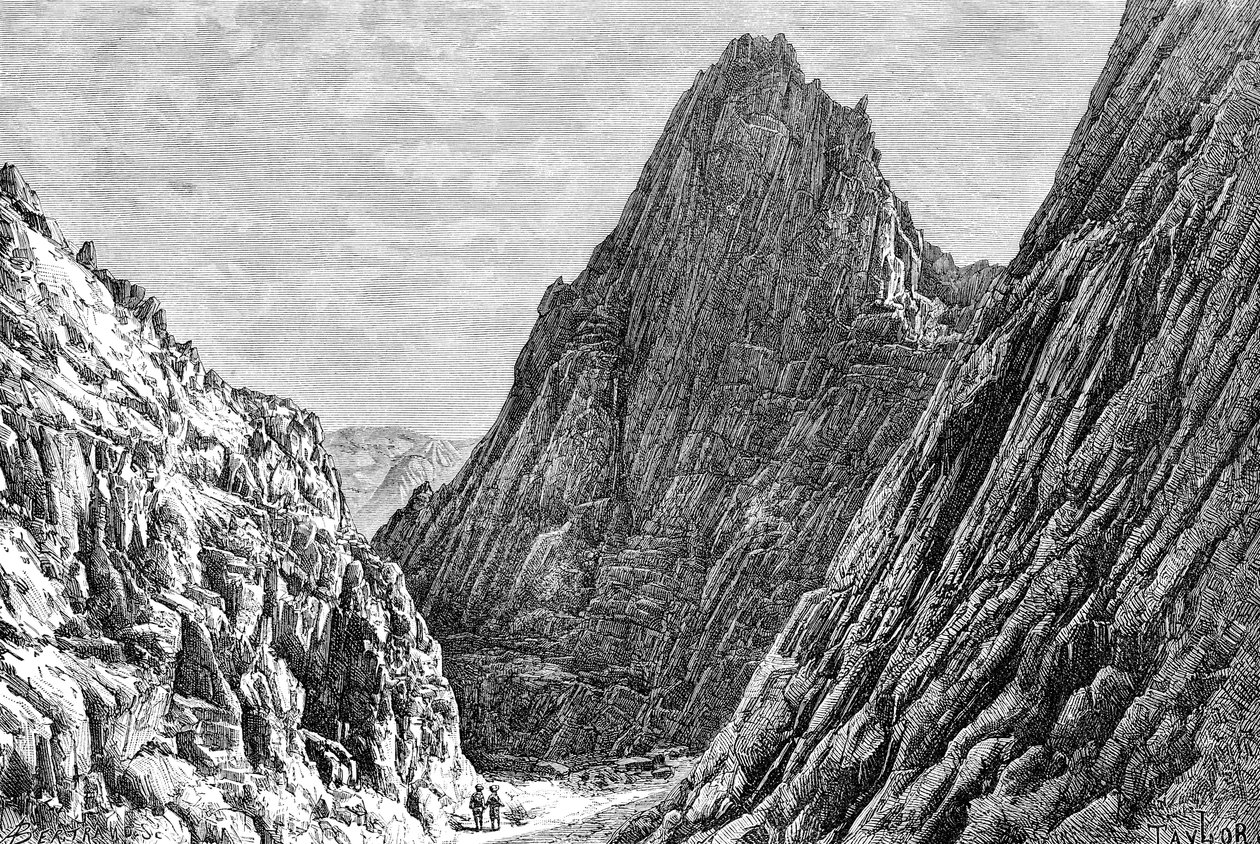 The Lataband Pass, Afghanistan by Auguste Bertrand