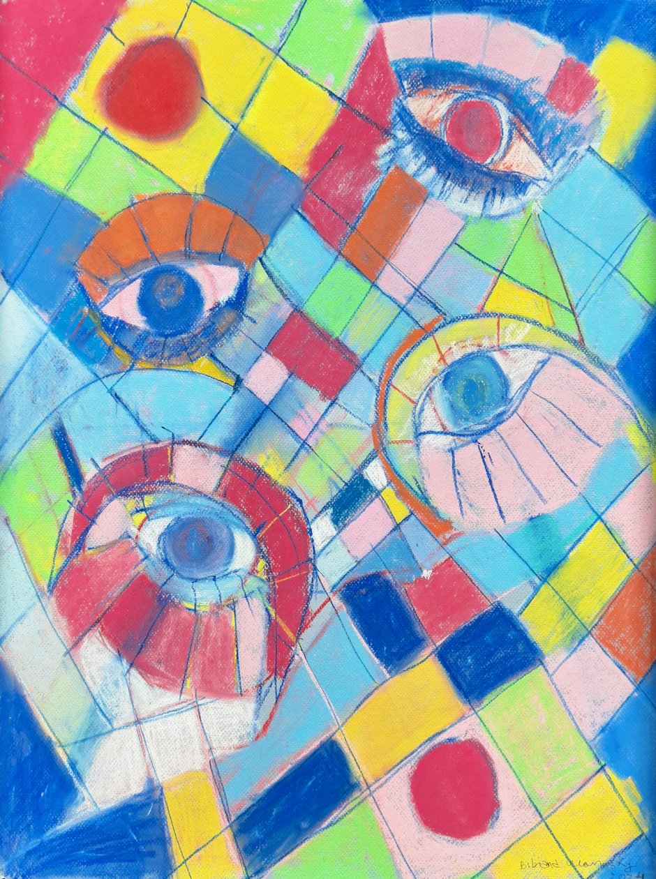 Gazes 1, 2024 by Bibiana Ulanosky