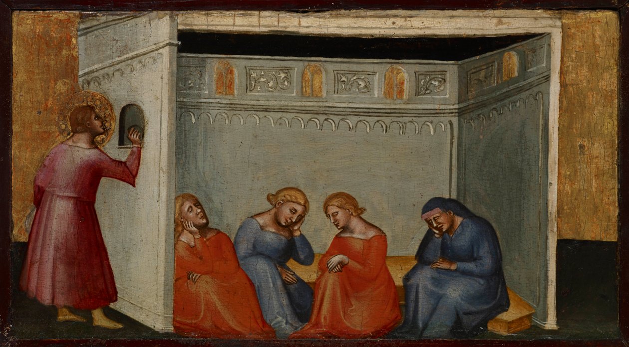 Scene from the Legend of St. Nicholas by Bicci di Lorenzo