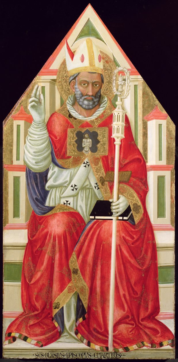St Blaise, c.1445 by Bicci di Lorenzo