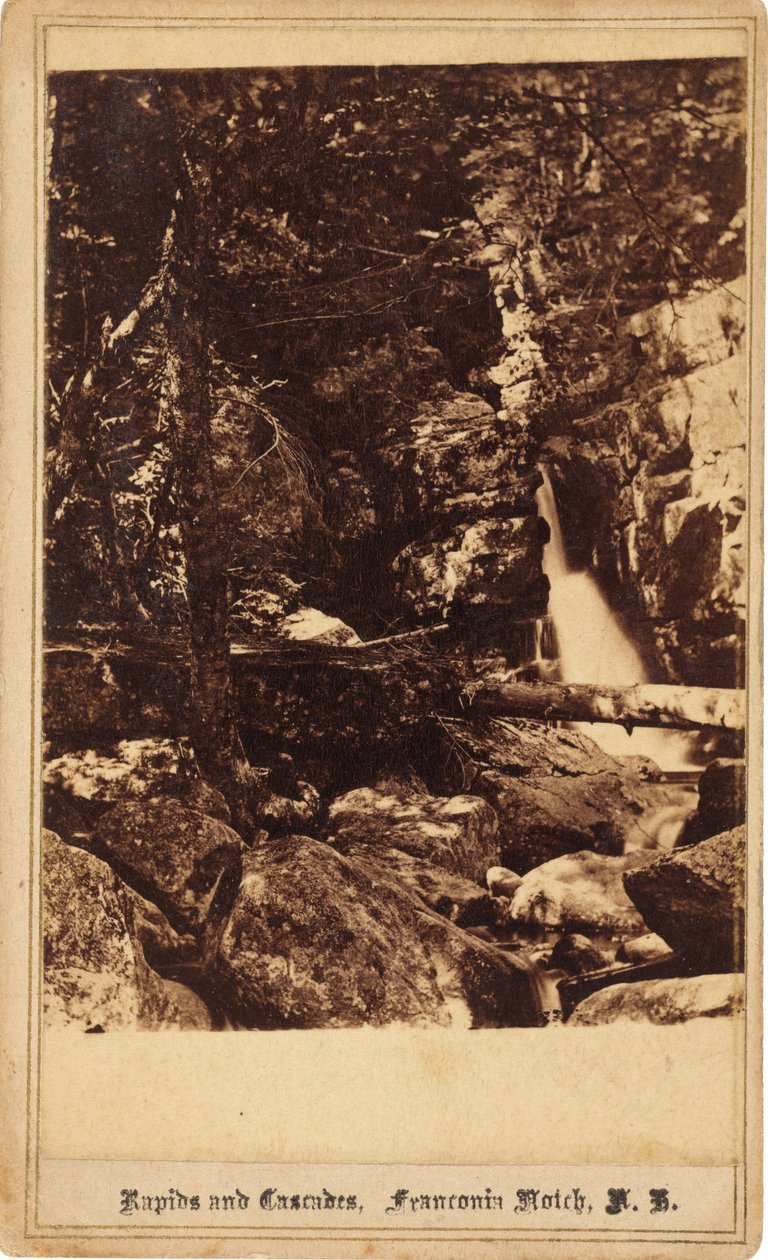 Rapids and Cascades, Franconia Notch, New Hampshire by Bierstadt Brothers