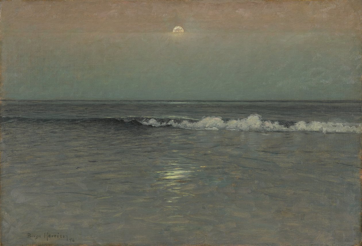 Night Sinks on the Sea by Birge Harrison