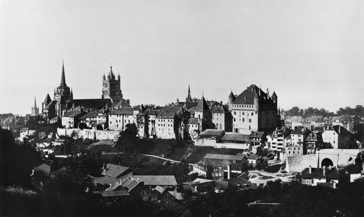View of Lausanne, c.1856-60 by Bisson Freres Studio