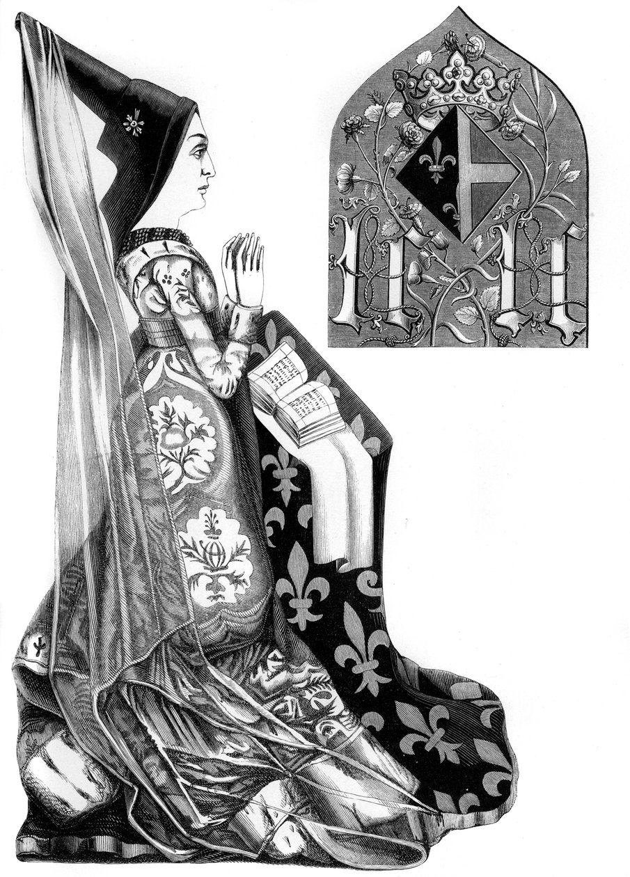 Charlotte of Savoy, Queen Consort of Louis XI of France by Bisson and Cottard