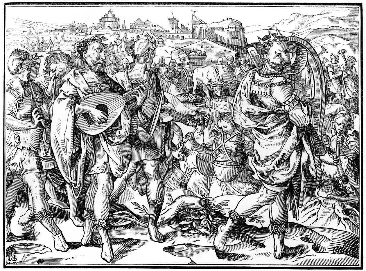 Wandering Minstrels by Bisson and Cottard