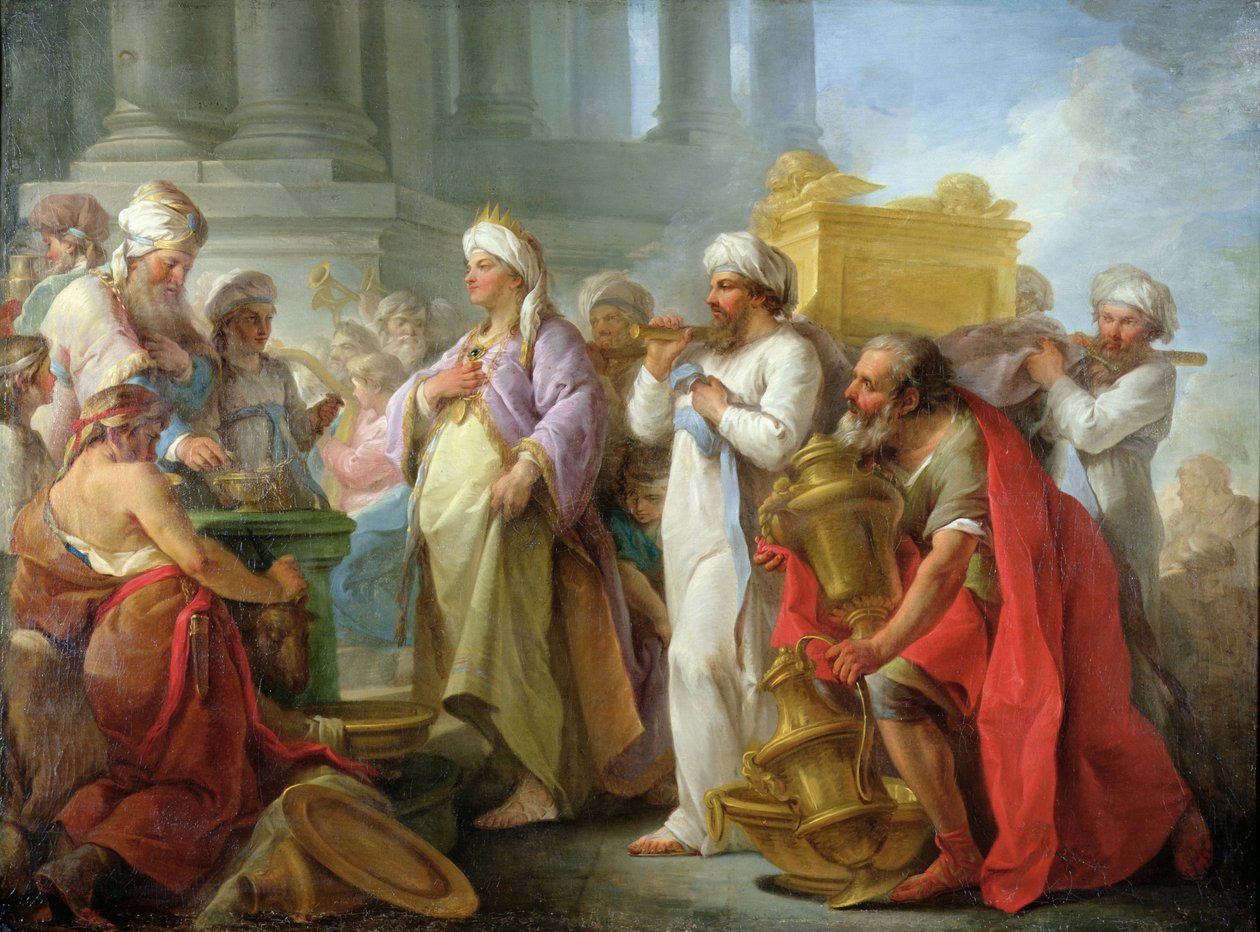 Solomon Before the Ark of the Covenant by Nicholas Lesueur