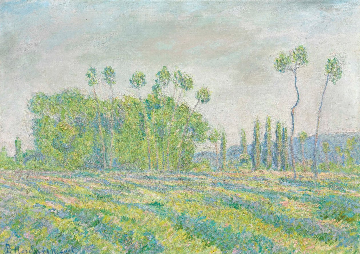 Giverny, Poplars of Ajoux by Blanche Hoschede Monet