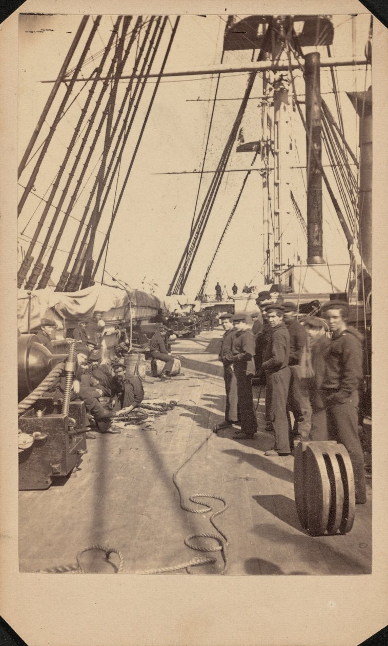 USS New Hampshire, c. 1864–1865 by Blauvelt & Hubbard