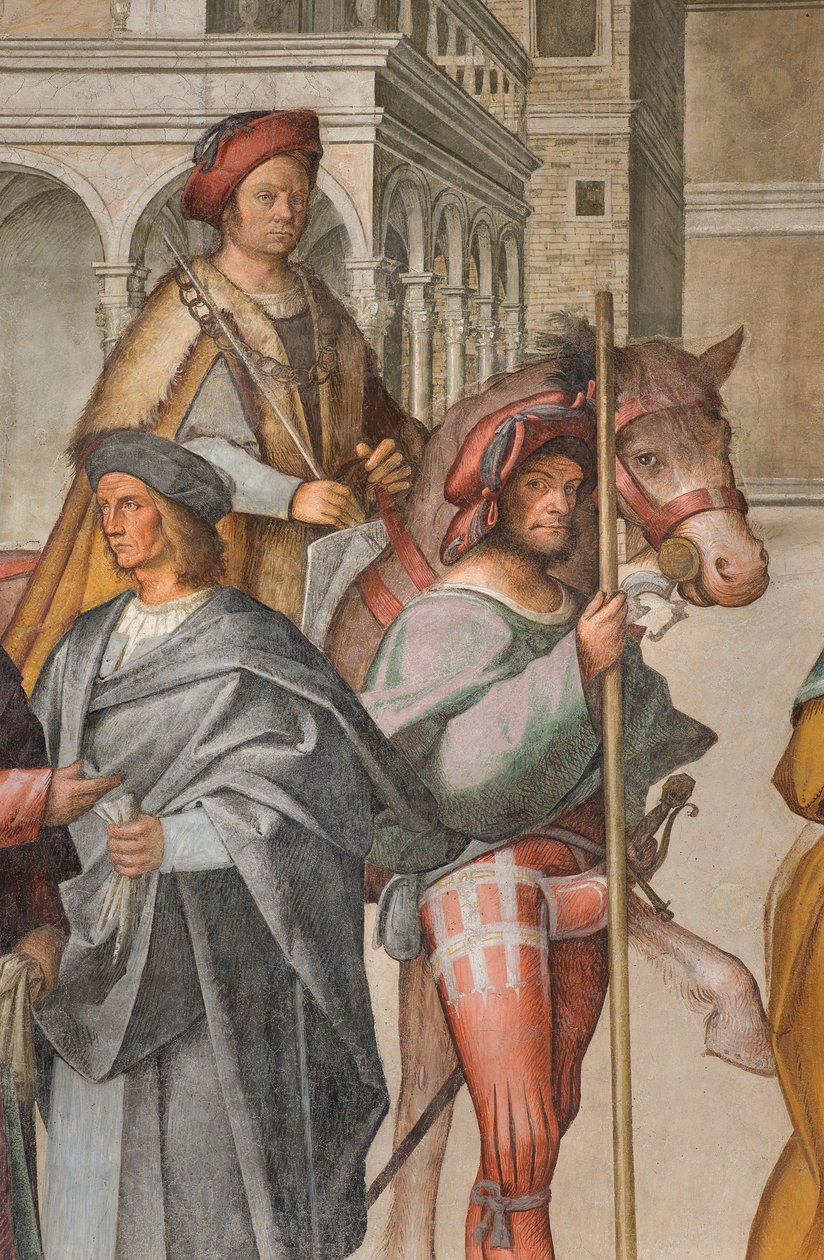 Central Nave, First North Span, Meeting of St. Joachim and Sant