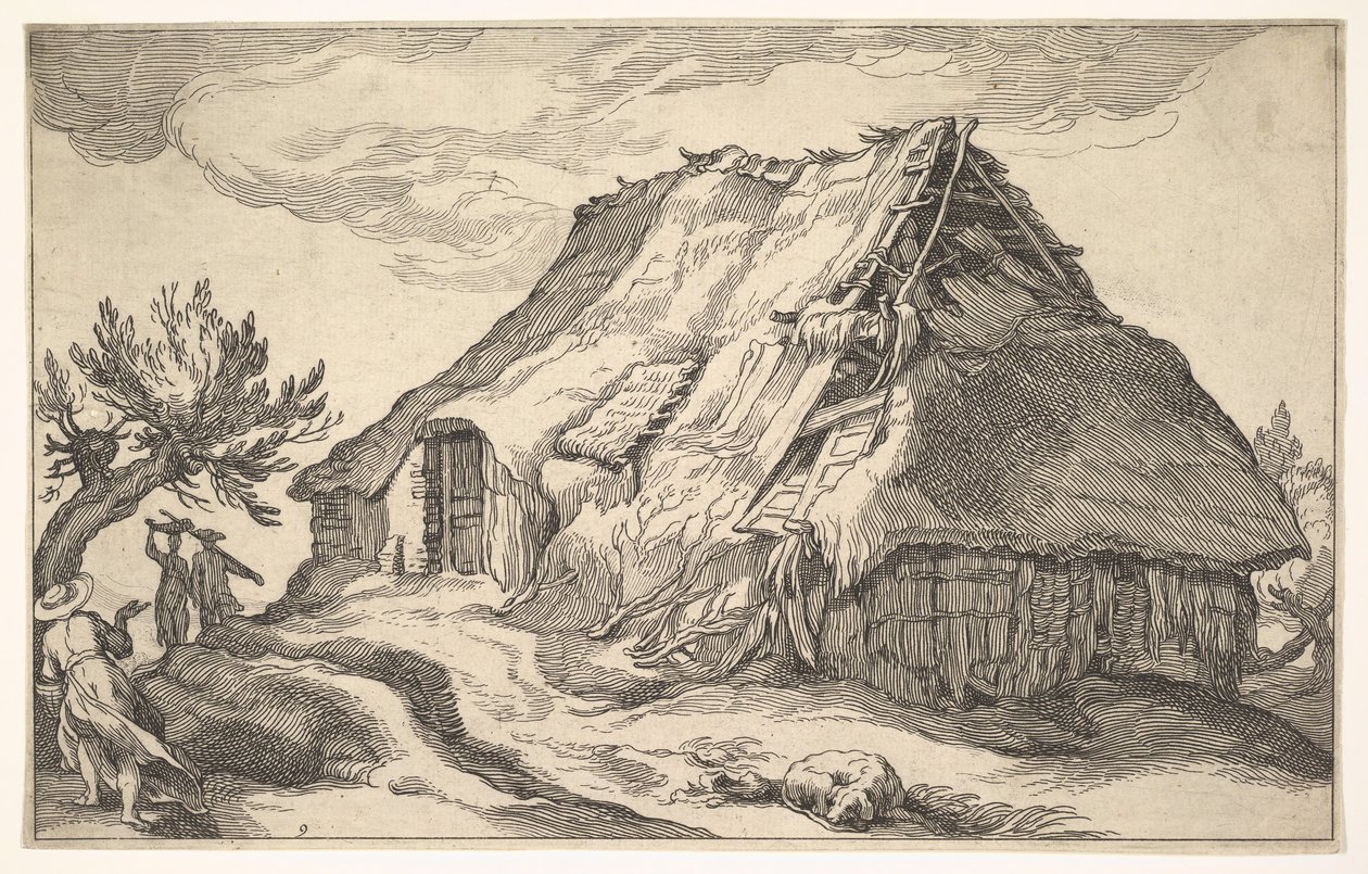 Landscape with Farmhouse by Boetius Adams Bolswert