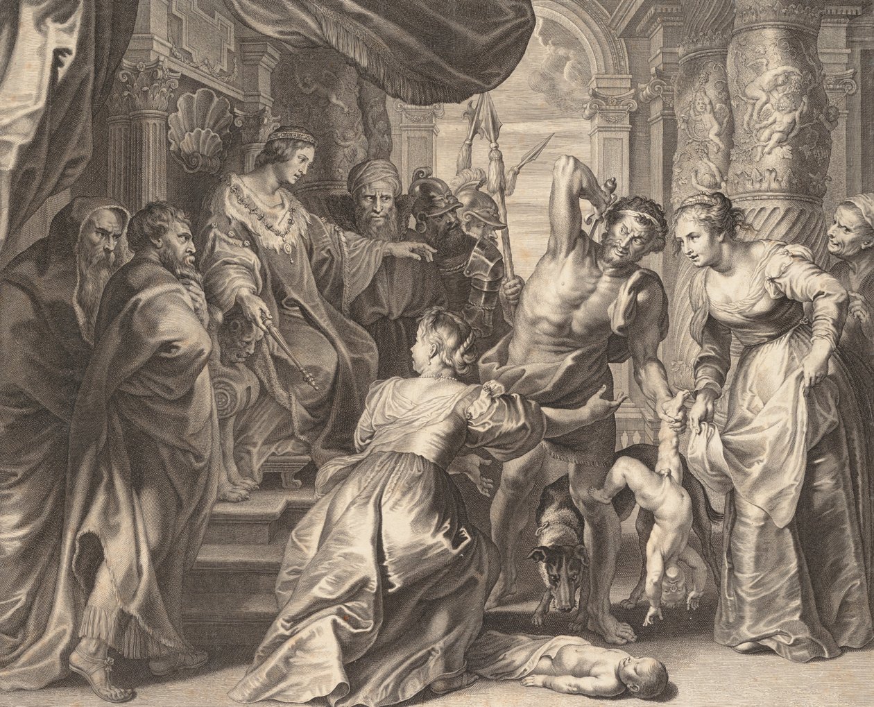 The Judgment of Solomon, 1595-1633 by Boetius Adams Bolswert