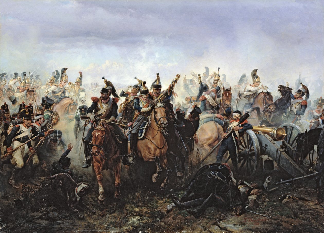 The Battle of La Fere-Champenoise, on the 25th March 1814 by Bogdan Willewalde