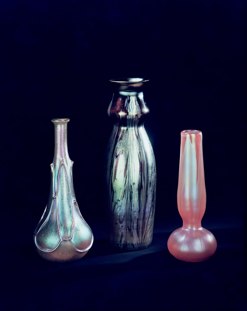 Collection of Vases, Possibly Loetz by Bohemian School