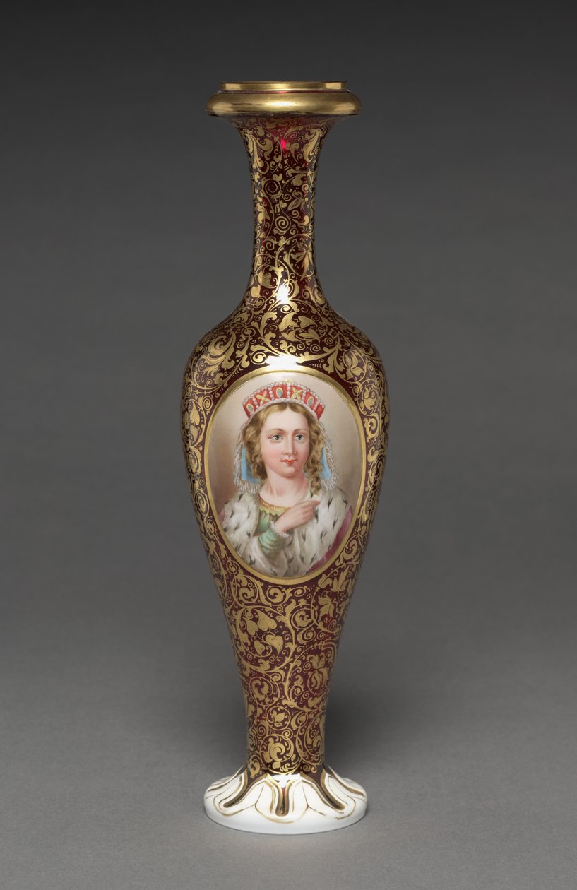 Vase, 1840-60 by Bohemian School