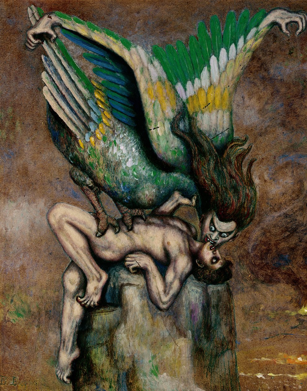The Kiss of the Vampire by Boleslaw Biegas