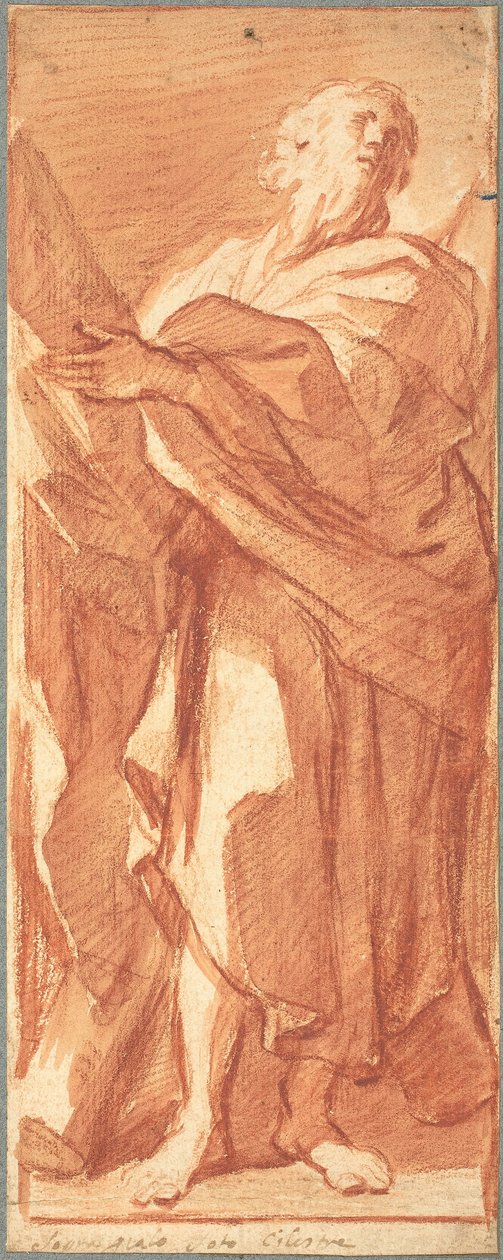 Saint Andrew by Bolognese 17th Century
