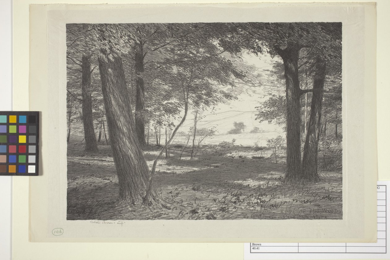 Edge Of The Woods by Bolton Coit Brown