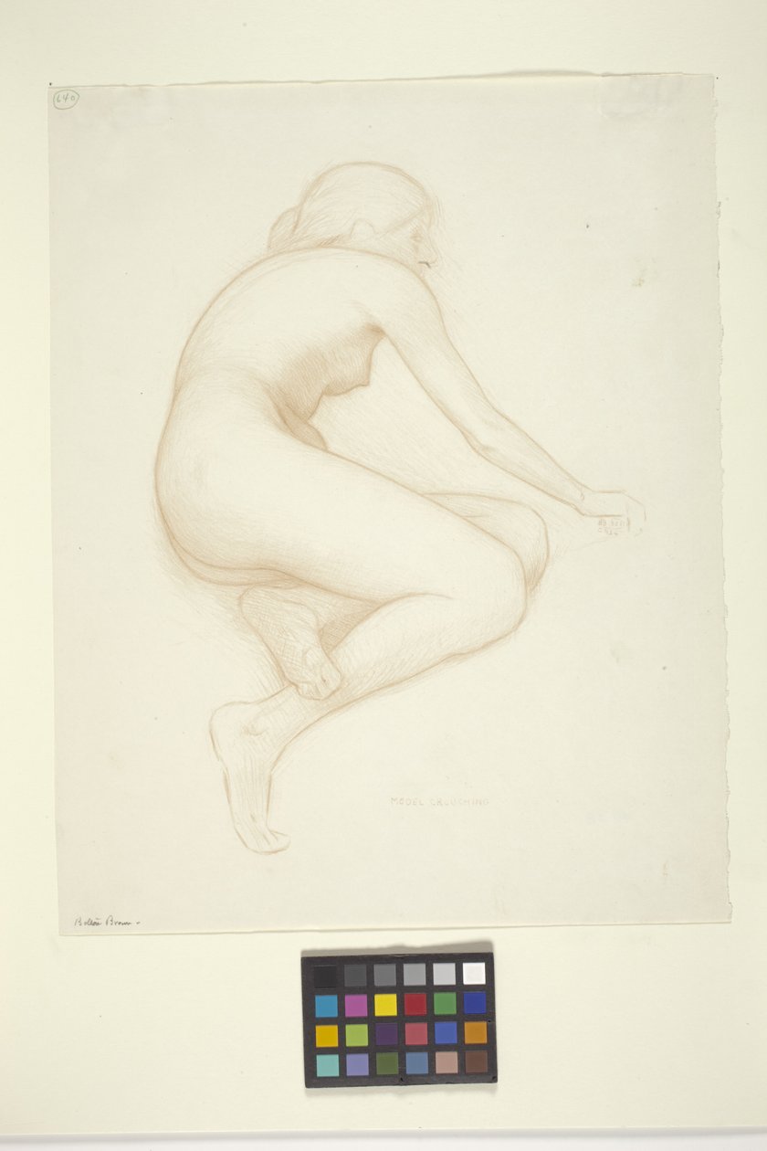 Model Crouching by Bolton Coit Brown
