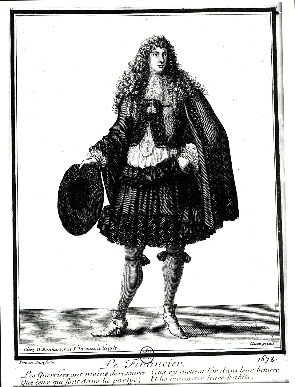 The Banker, 1678 by Nicolas Bonnart
