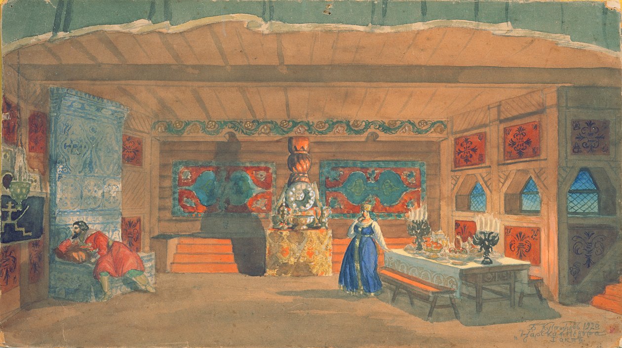 Stage design for Rimsky-Korsakov