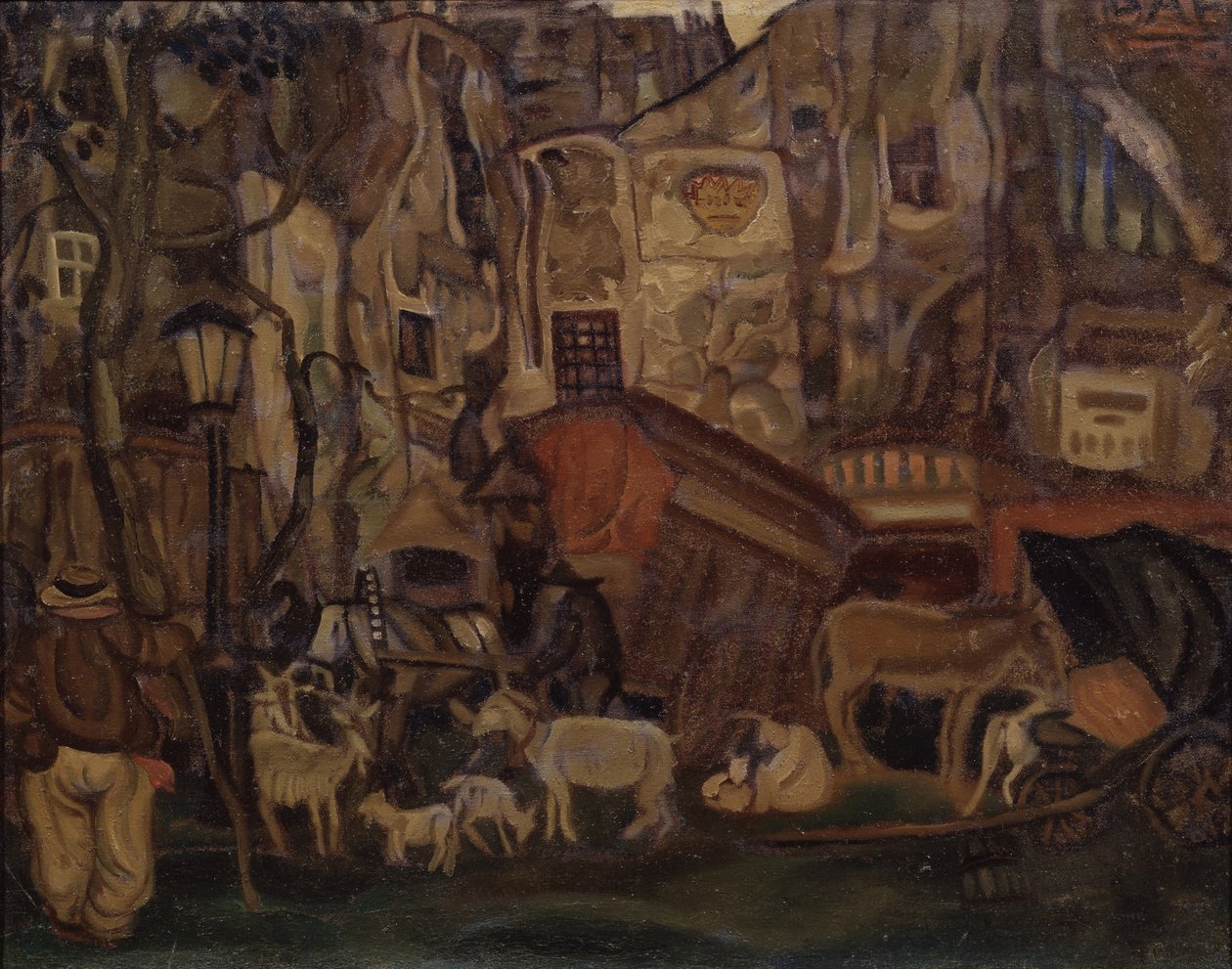 Old Paris by Boris Dmitrievich Grigoriev
