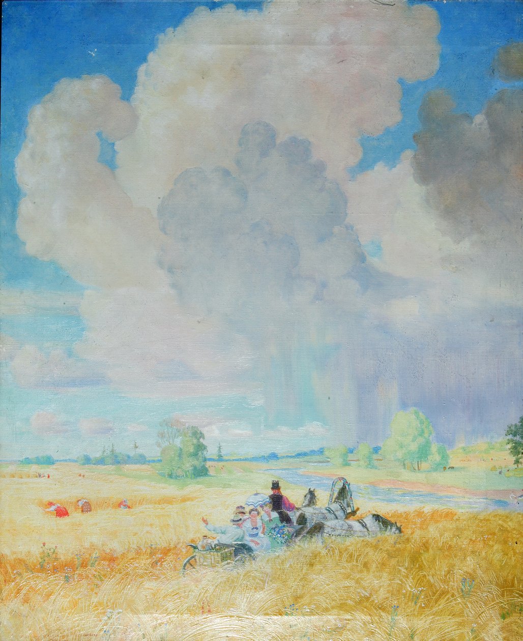 Summer, 1922 by Boris Mikhailovich Kustodiev