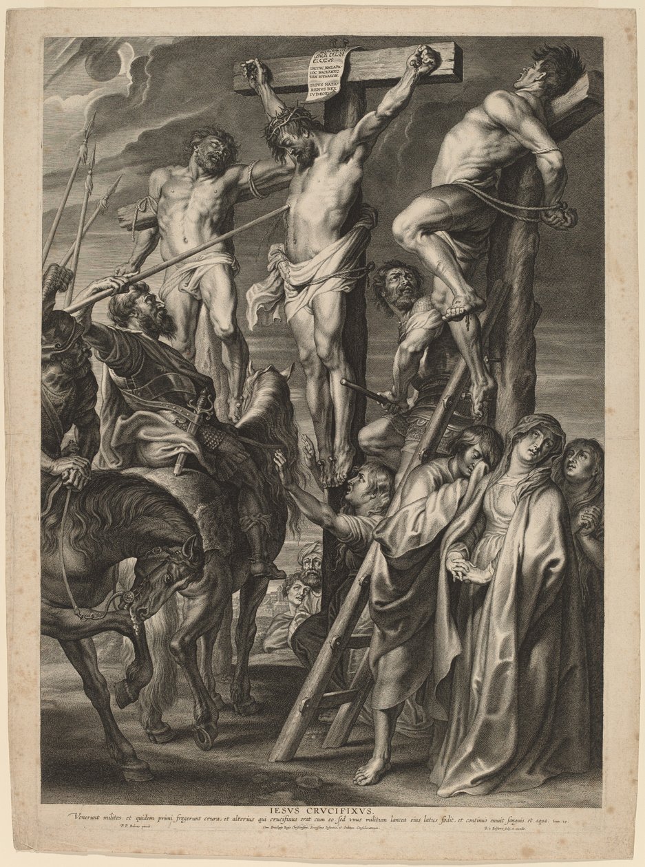 The Lance Thrust by Boëtius Adams Bolswert after Sir Peter Paul Rubens