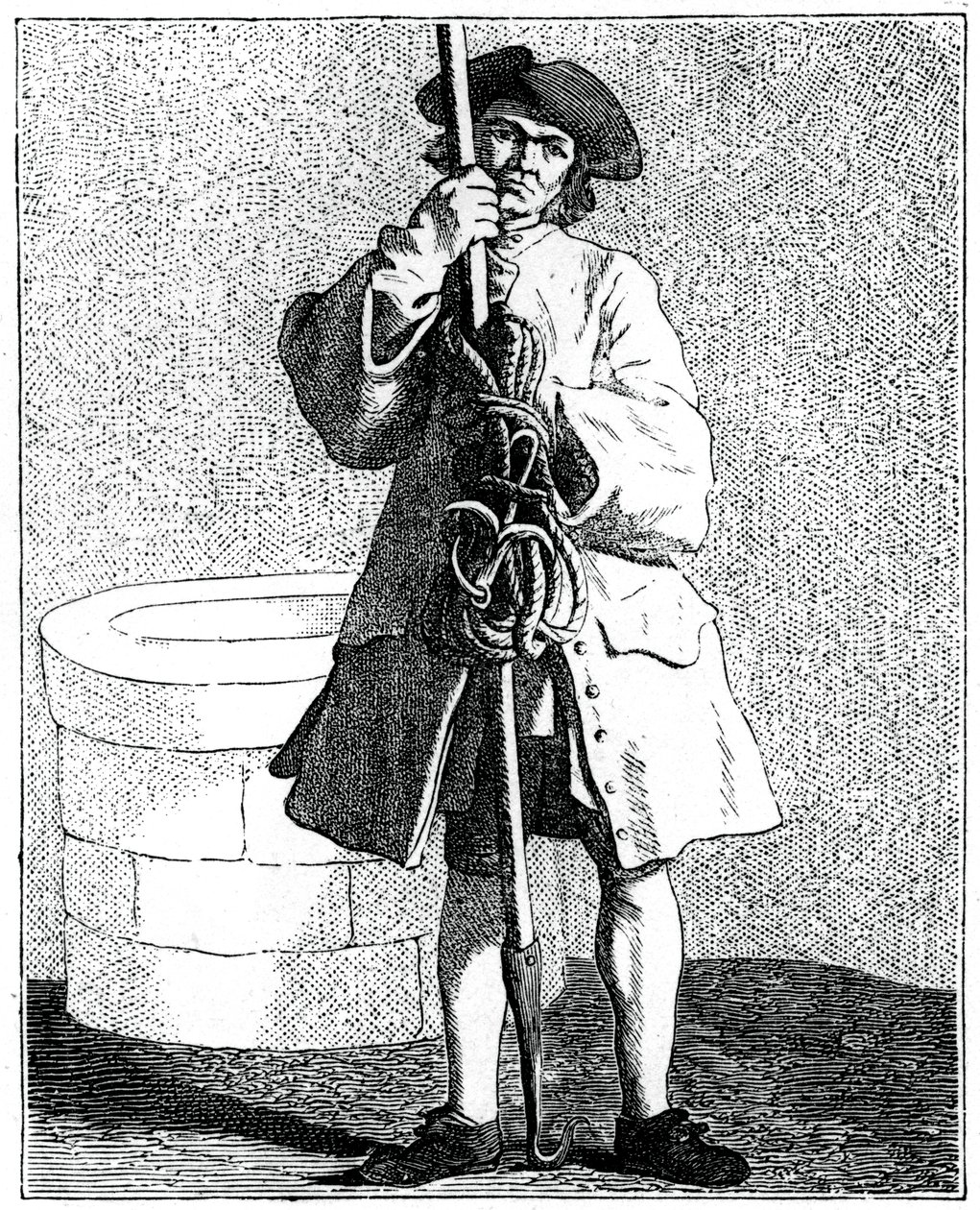 A Well Cleaner, 1737-1742 by Bouchardon