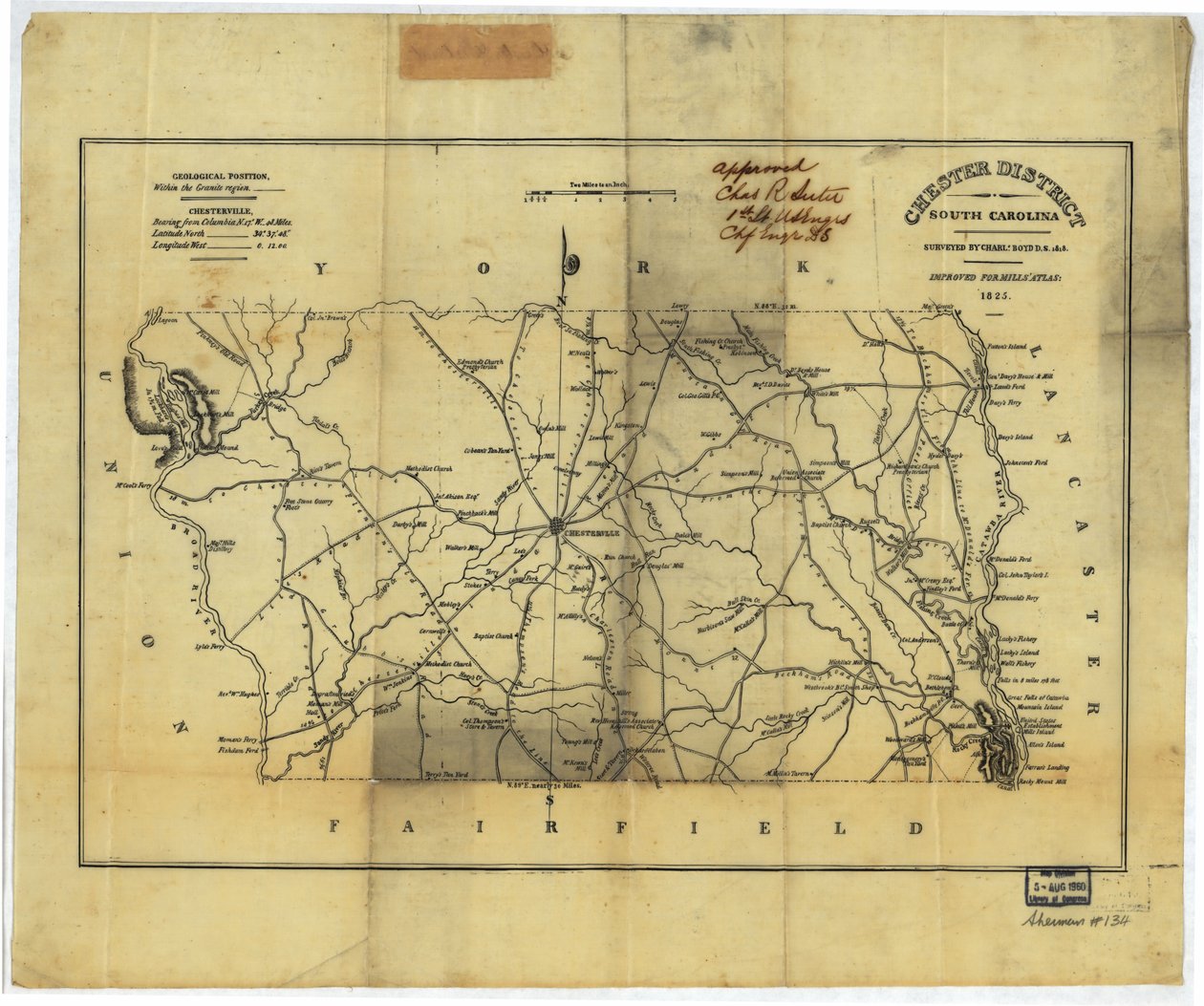 Chester District, South Carolina by Boyd Mills