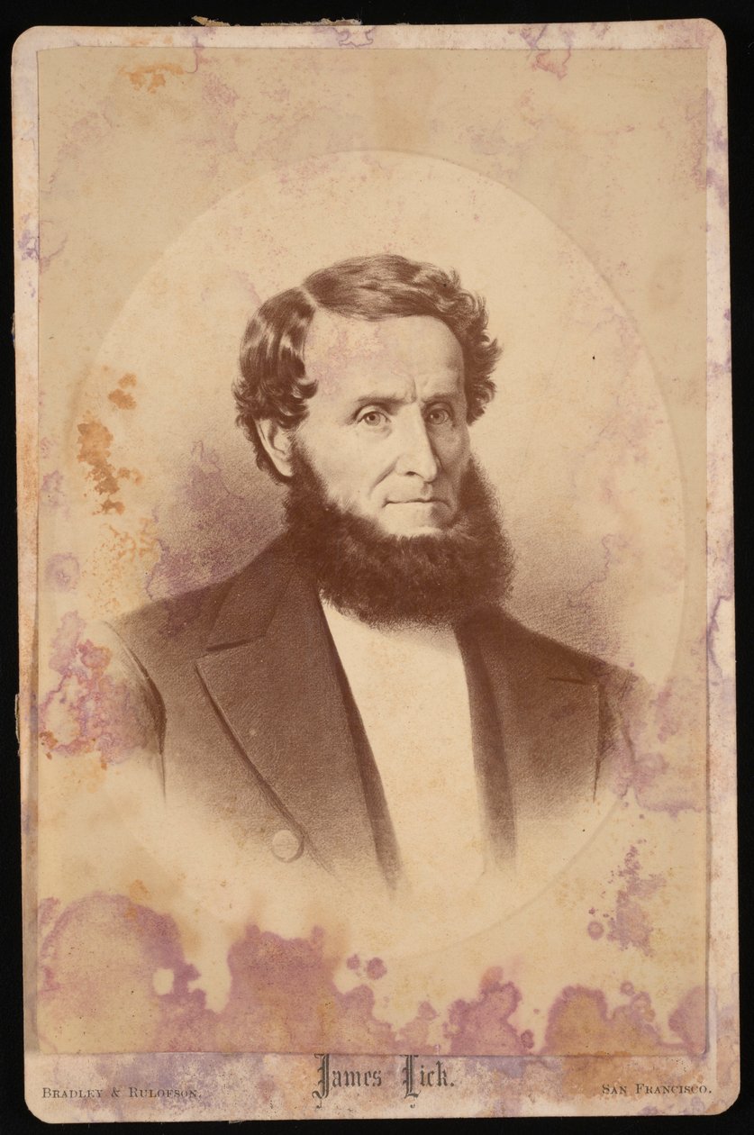 Portrait of James Lick by Bradley and Rulofson