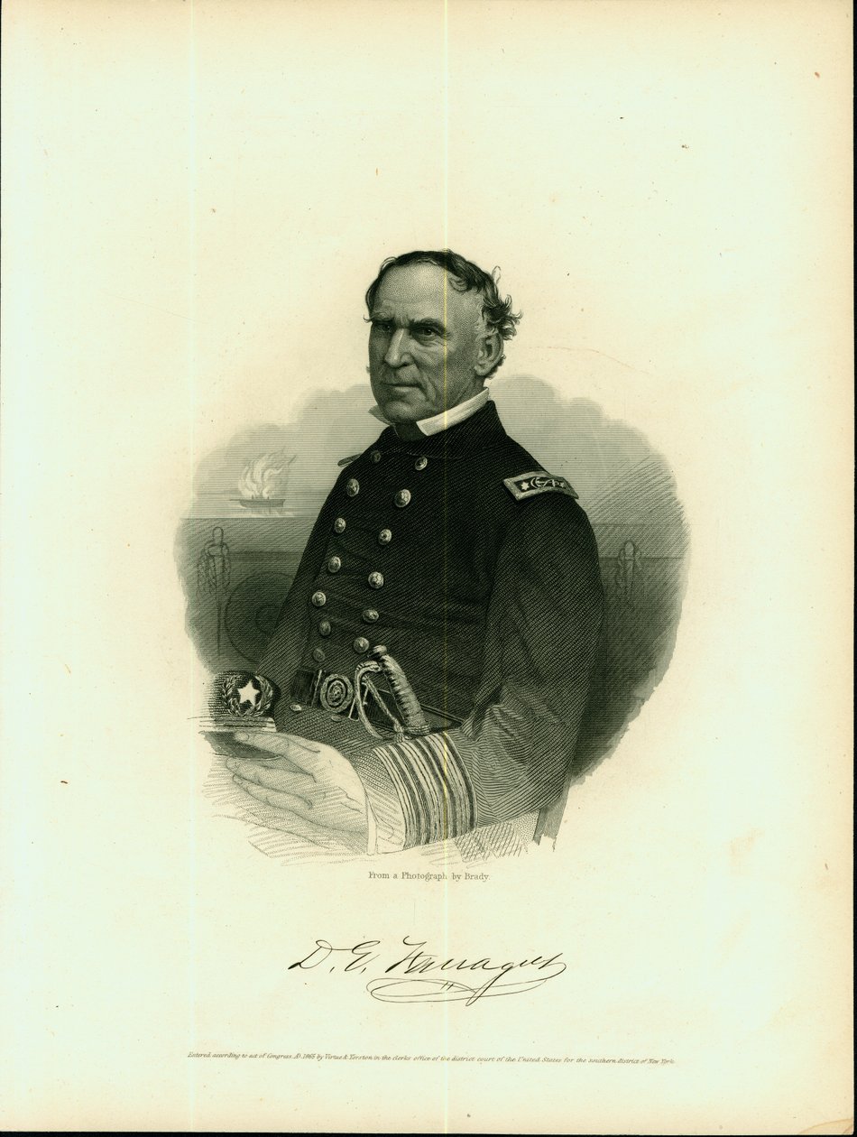 David Farragut, Admiral (Union) by Brady