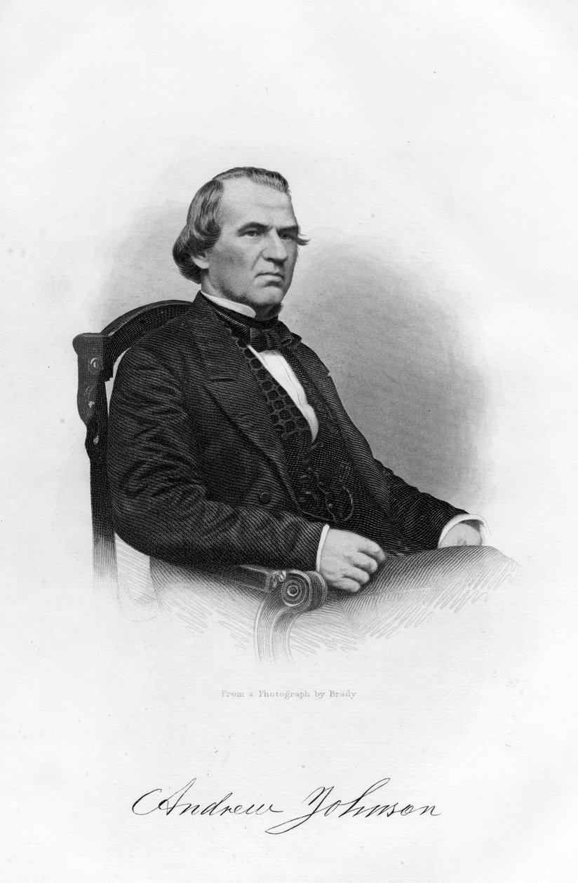 Andrew Johnson, 16th President of the United States by Brady