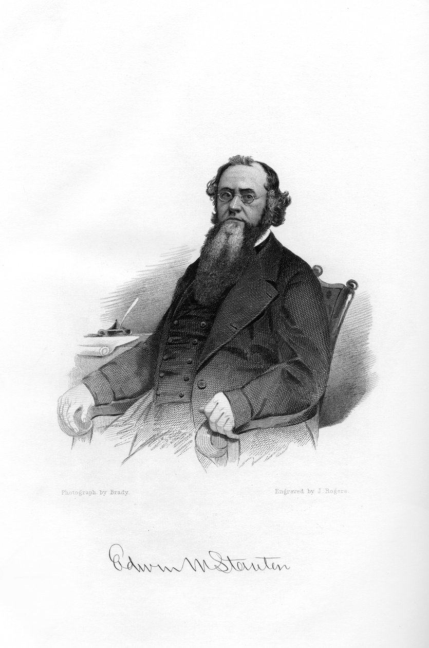 Edwin McMasters Stanton, American Lawyer, Politician, 1862-1867 by Brady