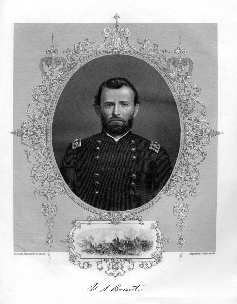 Ulysses S Grant, American general and 18th President of the United States, 1862-1867 by Brady