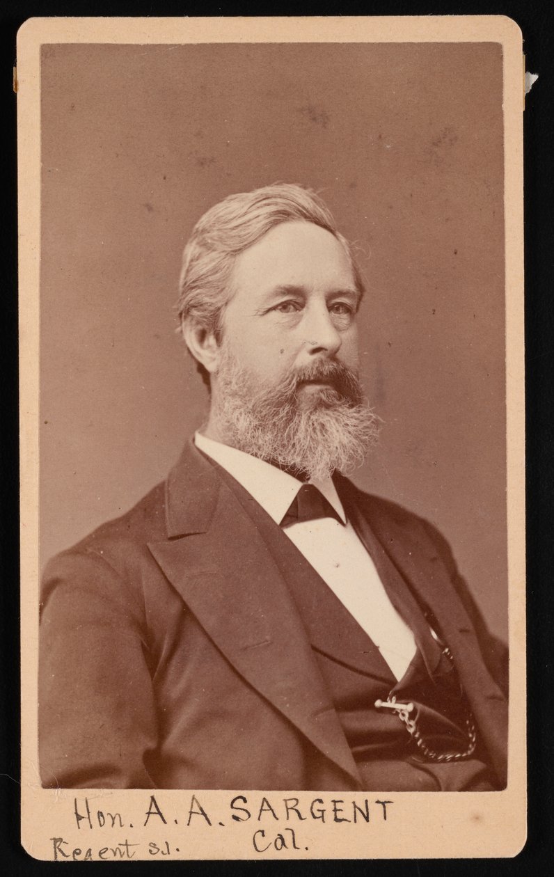 Portrait of Aaron Augustus Sargent, Before 1881 by Brady