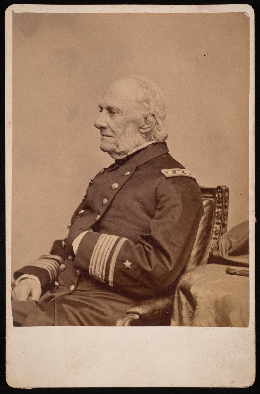 Portrait of Admiral William Branford Shubrick by Brady
