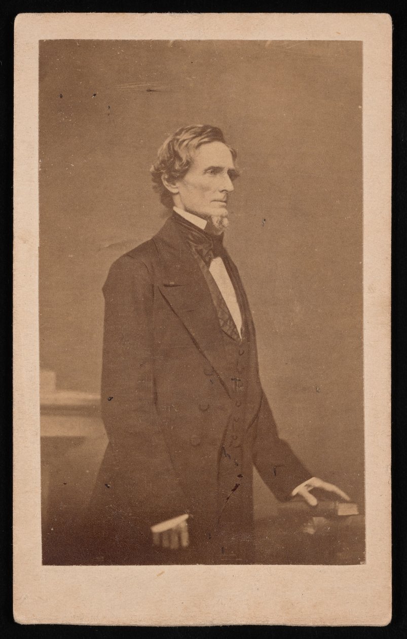 Portrait of Jefferson Davis, 1887 by Brady