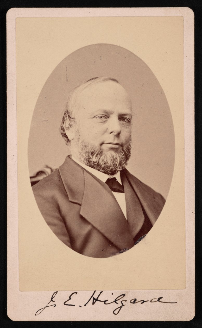Portrait of Julius Erasmus Hilgard 1825-1891, 1875 by Brady