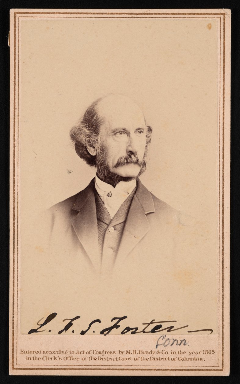 Portrait of LaFayette Sabine Foster by Brady