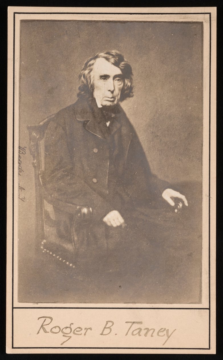 Portrait of Roger Brooke Taney 1777-1864, Before 1864 by Brady